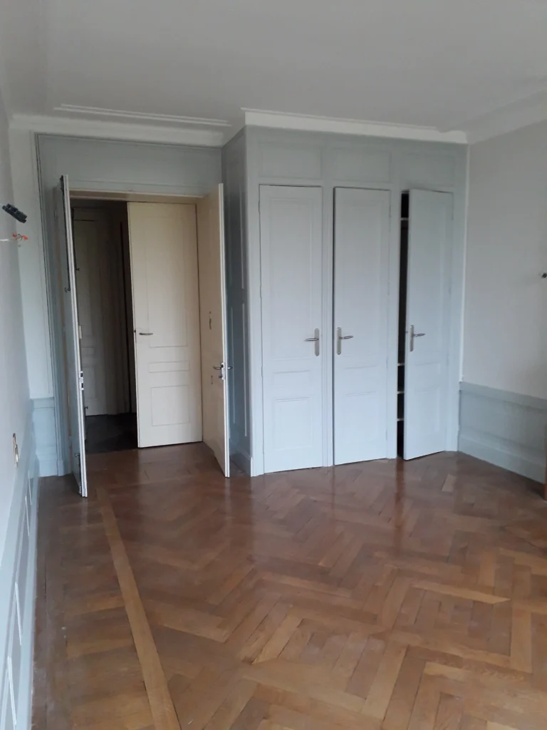 Rénovation peinture d'une chambre parentale