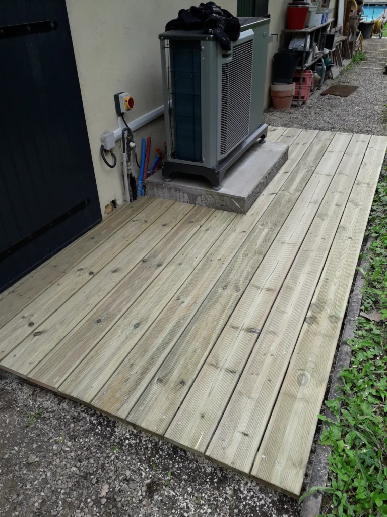 Réalisation d'une terrasse en bois